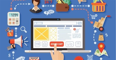 Internet commerce graphic