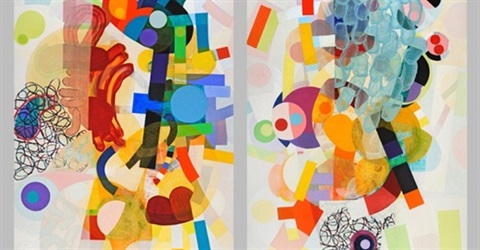 Multi-colored art