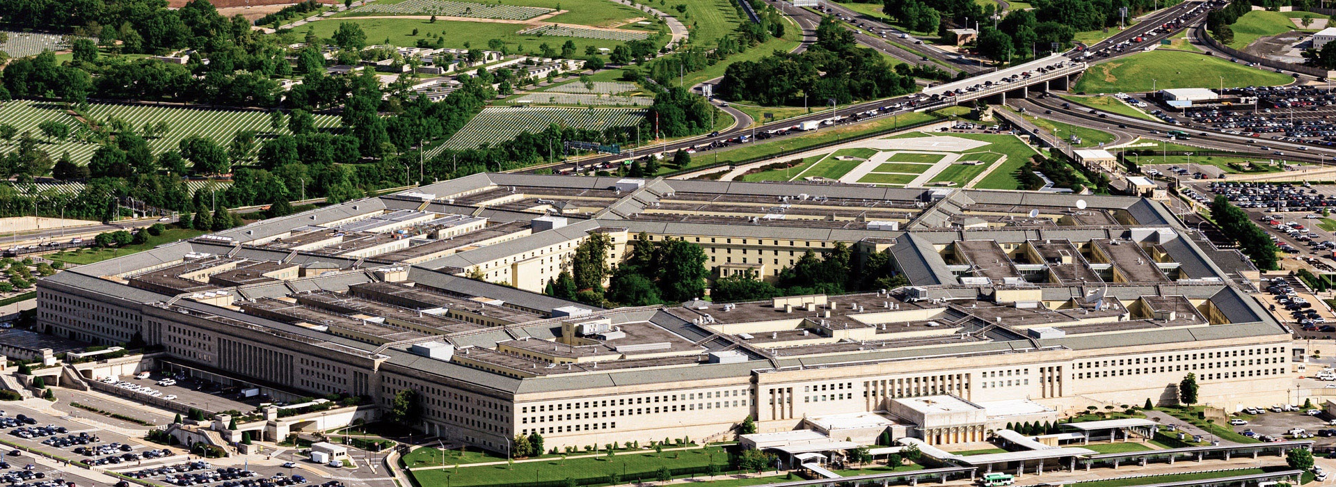 The Pentagon, a hub for aerospace purchasing in Arlington.