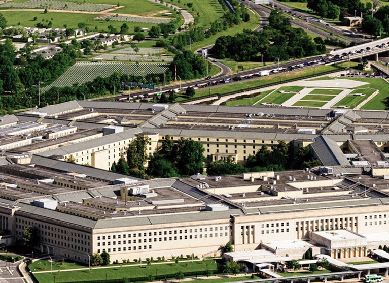 The Pentagon, a hub for government contractors in northern Virginia and across the U.S.