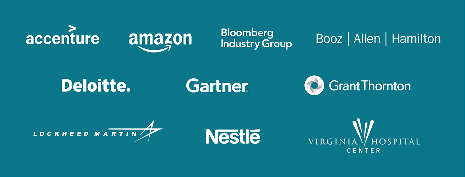 Logos of top companies in Arlington VA